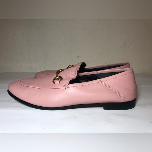 Gucci Leather Loafers Flat Shoes Women’s size 37.5 US 6.5 - Picture 1 of 16
